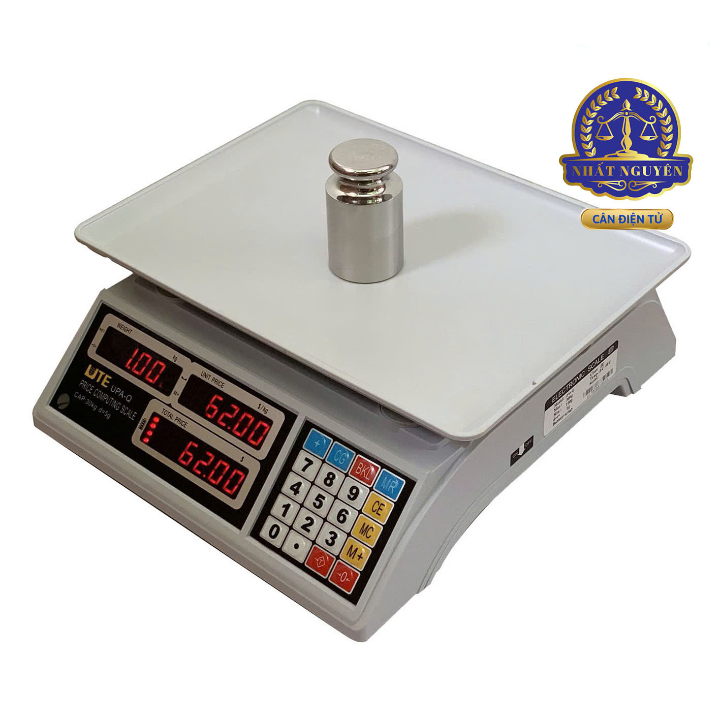 CÂN TÍNH TIỀN UPA-Q /30kg CÂN TÍNH TIỀN UPA-Q /30kg